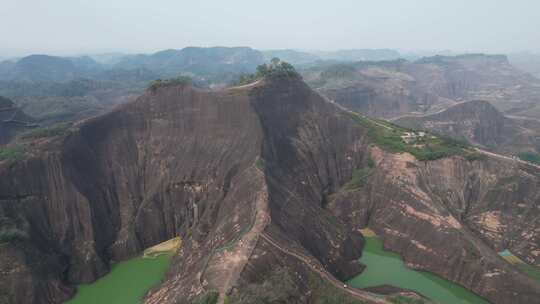 郴州高椅岭丹霞地貌风景区航拍