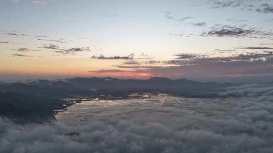 惠州盐洲岛云海日落延时