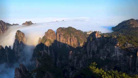 黄山云海景观视频素材模板下载