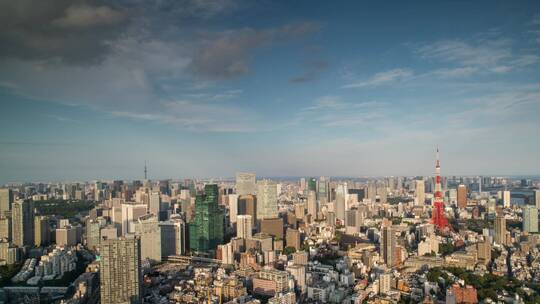 城市空中延时