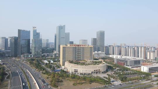 航拍广西国际壮医医院