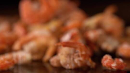 南极磷虾干虾米视频素材模板下载