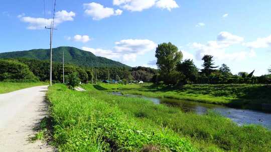 山川河流花草植被