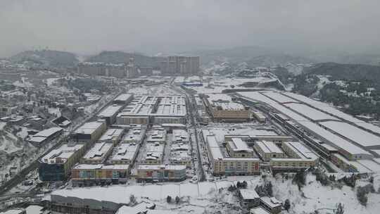 凯里城郊雪景 物流园雪景 DJI_0006