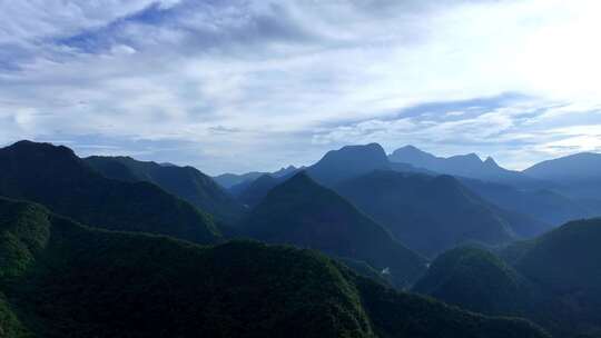 航拍中国福建武夷山美丽风景