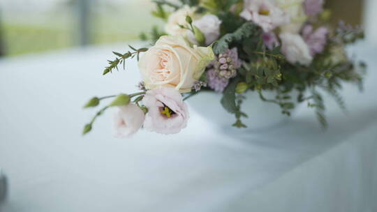 装饰婚礼的鲜花