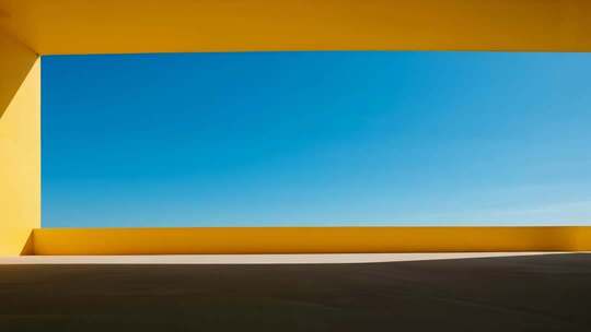 简约建筑抽象艺术背景视频