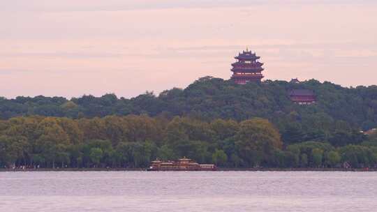 杭州西湖城隍阁建筑风景