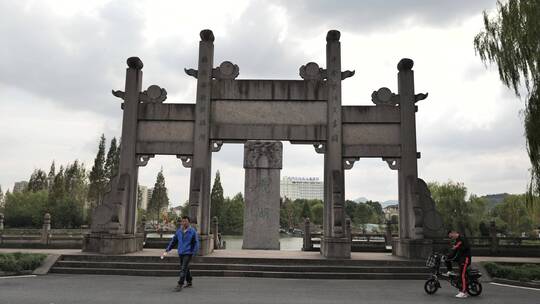 浙江绍兴温州柯岩景区