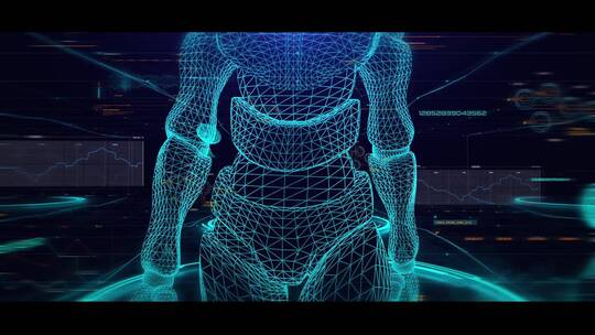 未来科技感科学技术电影宣传片AE模板