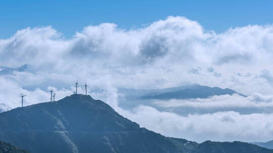 九宫山风能延时