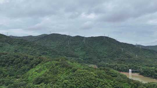 合集广东深圳阳台山公园航拍