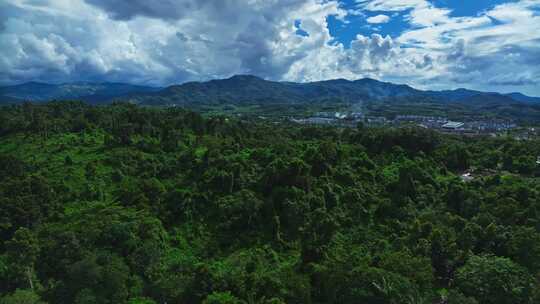 中国科学院西双版纳热带植物园HDR航拍