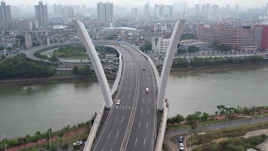 城市桥梁道路航拍