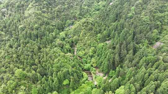 航拍福建宁德福鼎太姥山海上仙山风光