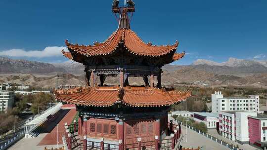青海海西德令哈民族团结塔