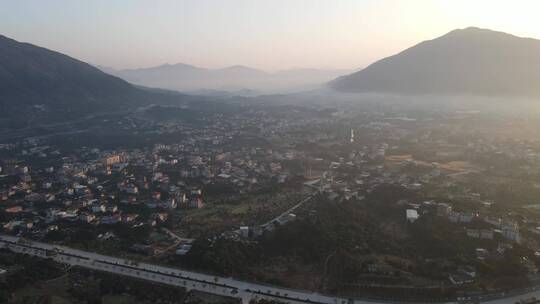 大气航拍 福建泉州 永春 清晨唯美自然风景