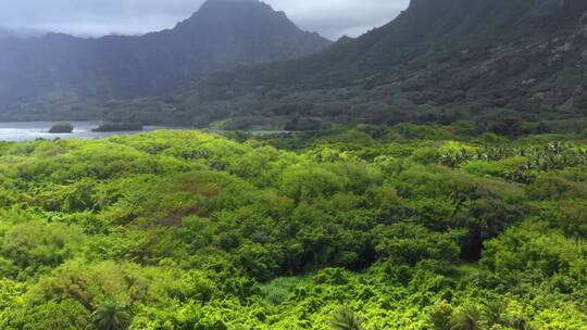 山林天际线景观航拍