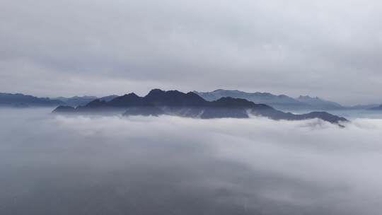 秦岭山脉秋季风景