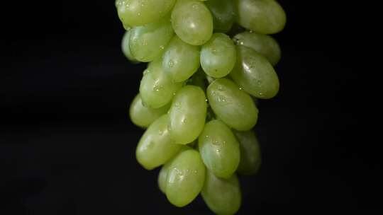 绿葡萄微距特写