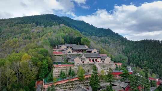 山西五台山佑国寺南山寺实拍