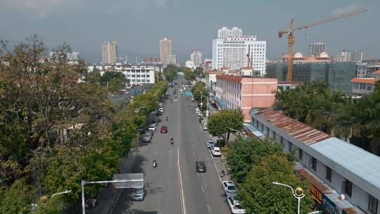 云南旅游风光滇西德宏瑞丽市区