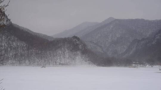 漫天飞雪大雪封山