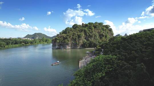 桂林象鼻山航拍