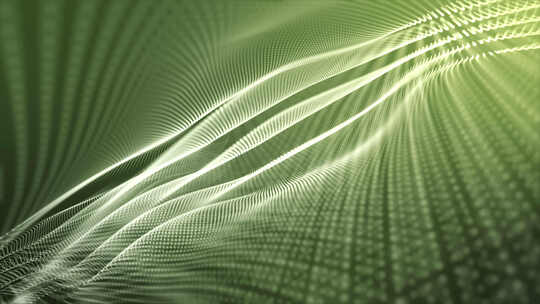 粒子波背景浅绿色视频素材模板下载
