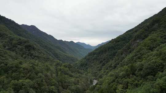 秦岭腹地的山川