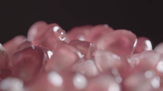 石榴石榴籽微距拍摄LOG视频素材