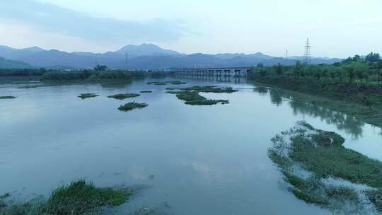 航拍浙江松阳县