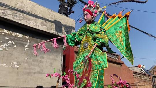 济南章丘梭庄，非物质文化遗产“抬芯子”