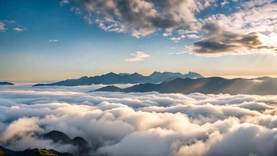 高山云海壮丽全景