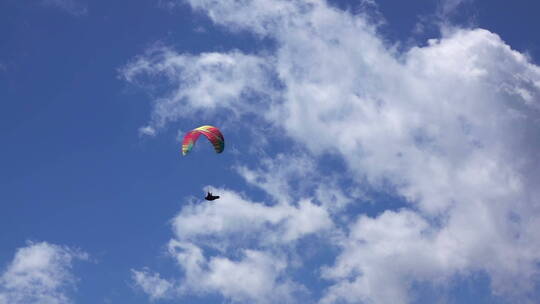滑翔伞 极限运动 滑翔 跳伞 运动视频素材模板下载