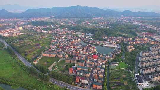 中国乡村风景航拍