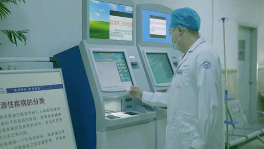 医院医生教患者取化验单