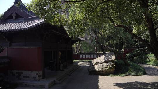 嘉兴柯岩风景区普照寺风景视频