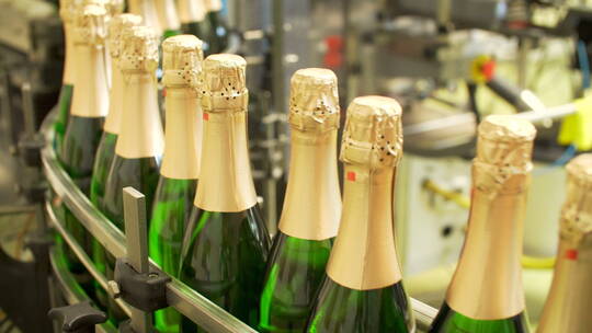 香槟 生产线 流水线 工业 酒类