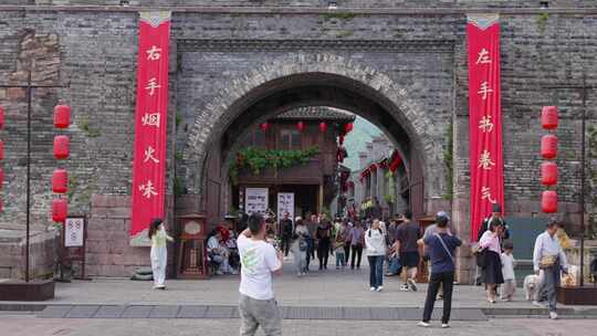 台州临海府城进门口