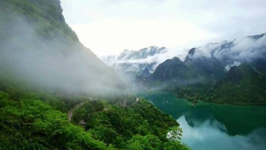 蓝天白云，日落仙境，治愈系风景