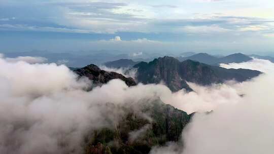 黄山西海大峡谷日落云海极品素材