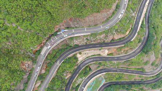 4k北京虹井路盘山公路航拍