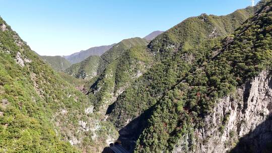 秦岭秋季风景