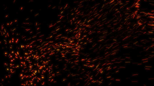 透明通道 喷洒火星 火星飞舞视频素材模板下载