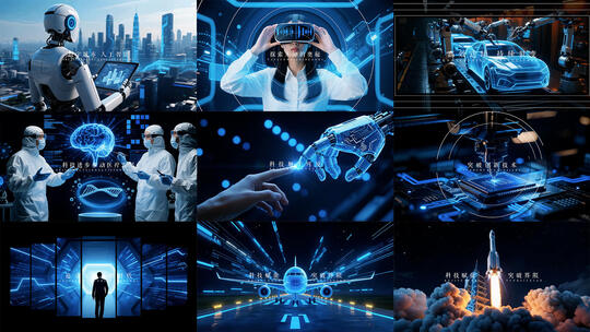 4K科技创意概念宣传片混剪片头高清AE视频素材下载