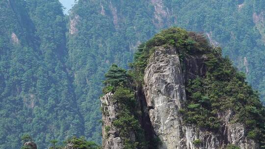 航拍湖南郴州莽山五指峰景区