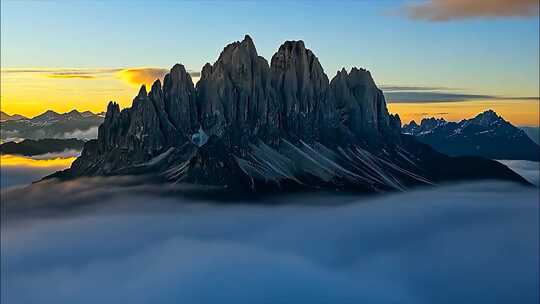 中国祖国大好河山日出云海日落风景风光ai