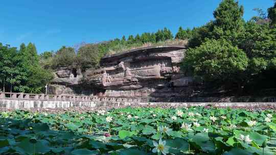 四川安岳石刻卧佛院