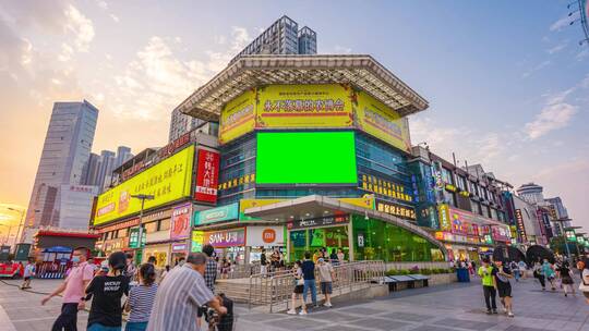 城市户外大屏绿屏绿幕广告屏合集